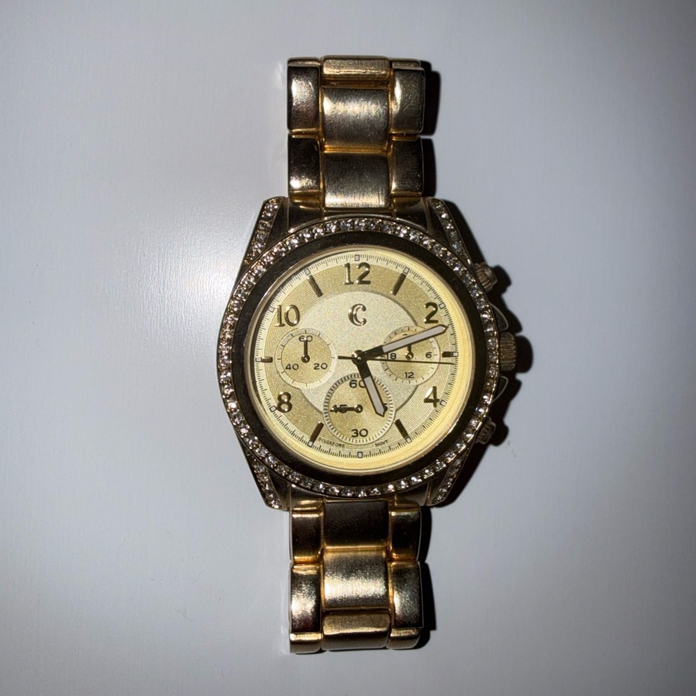 Faux Gold Watch